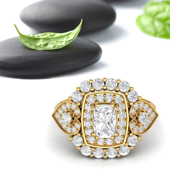 Moissanite Ring