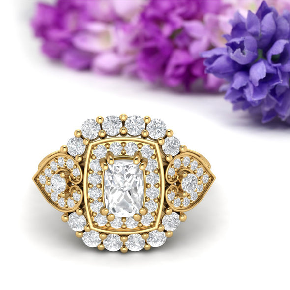 Moissanite Ring