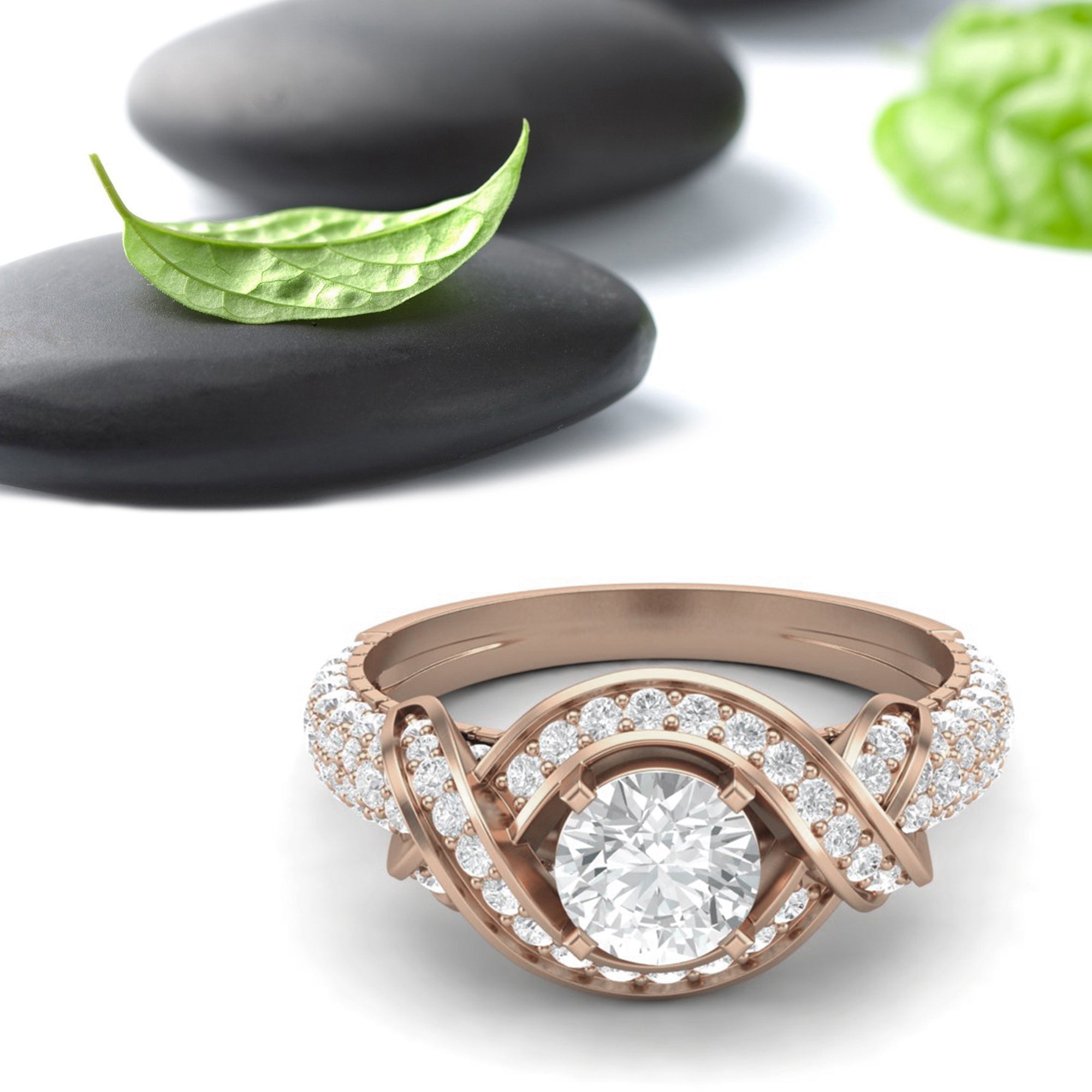 Moissanite Ring
