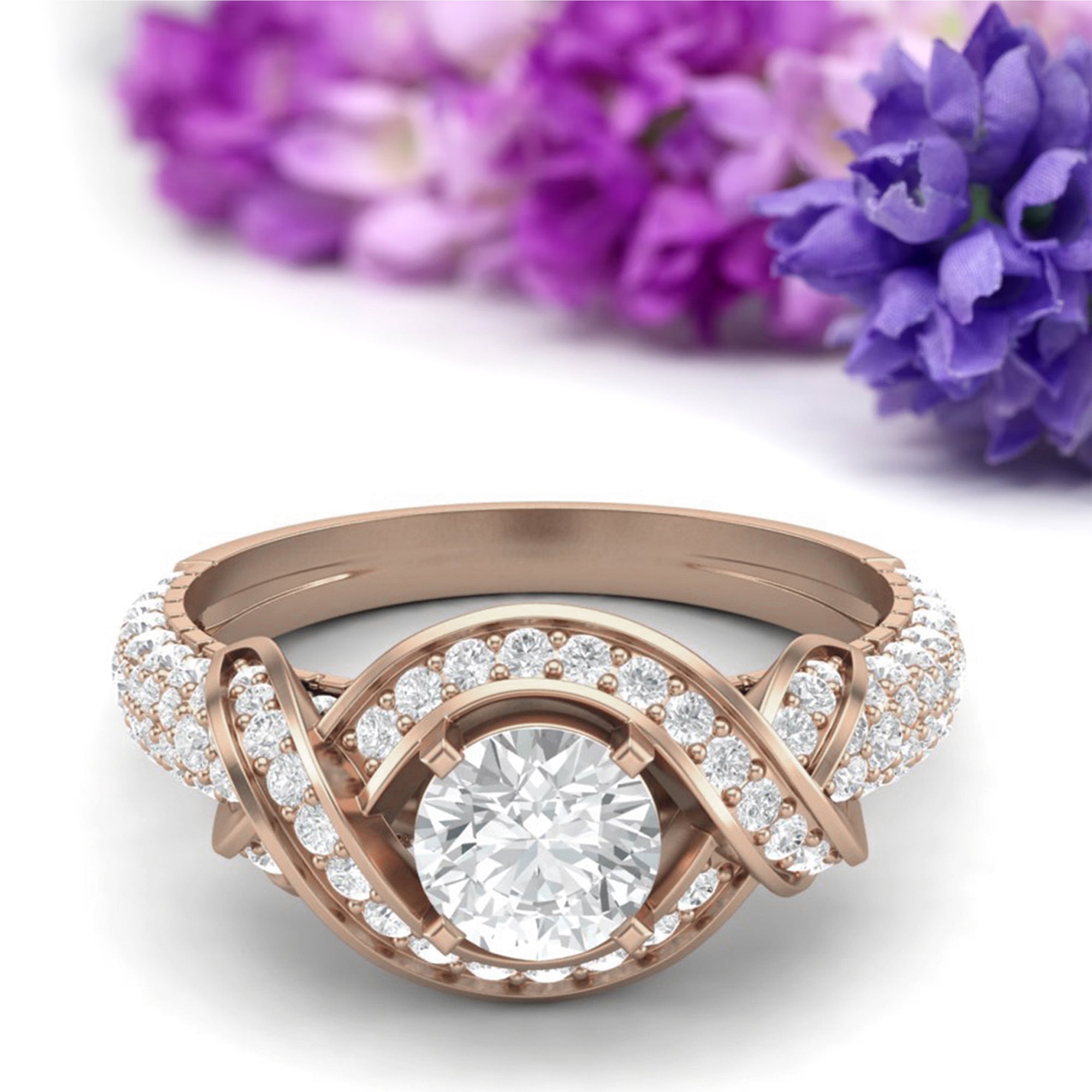 Moissanite Ring