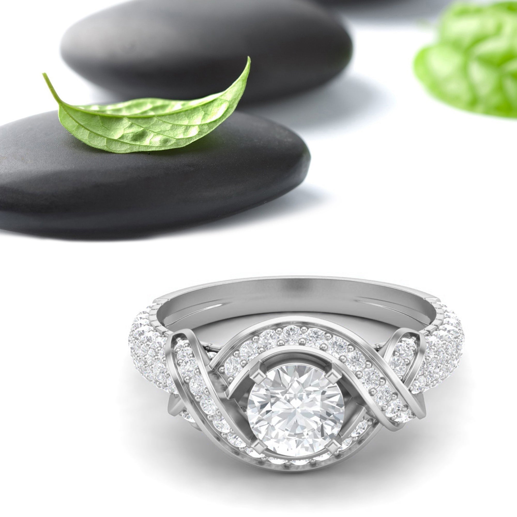 Moissanite Ring
