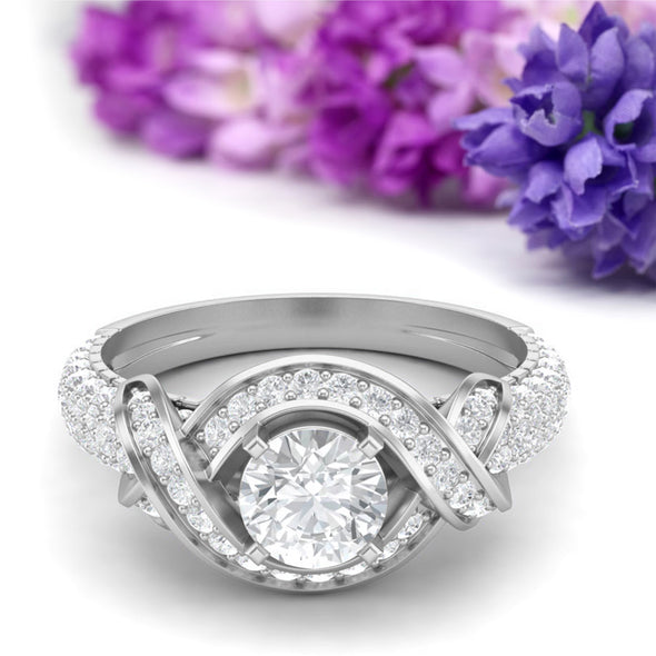 Moissanite Ring