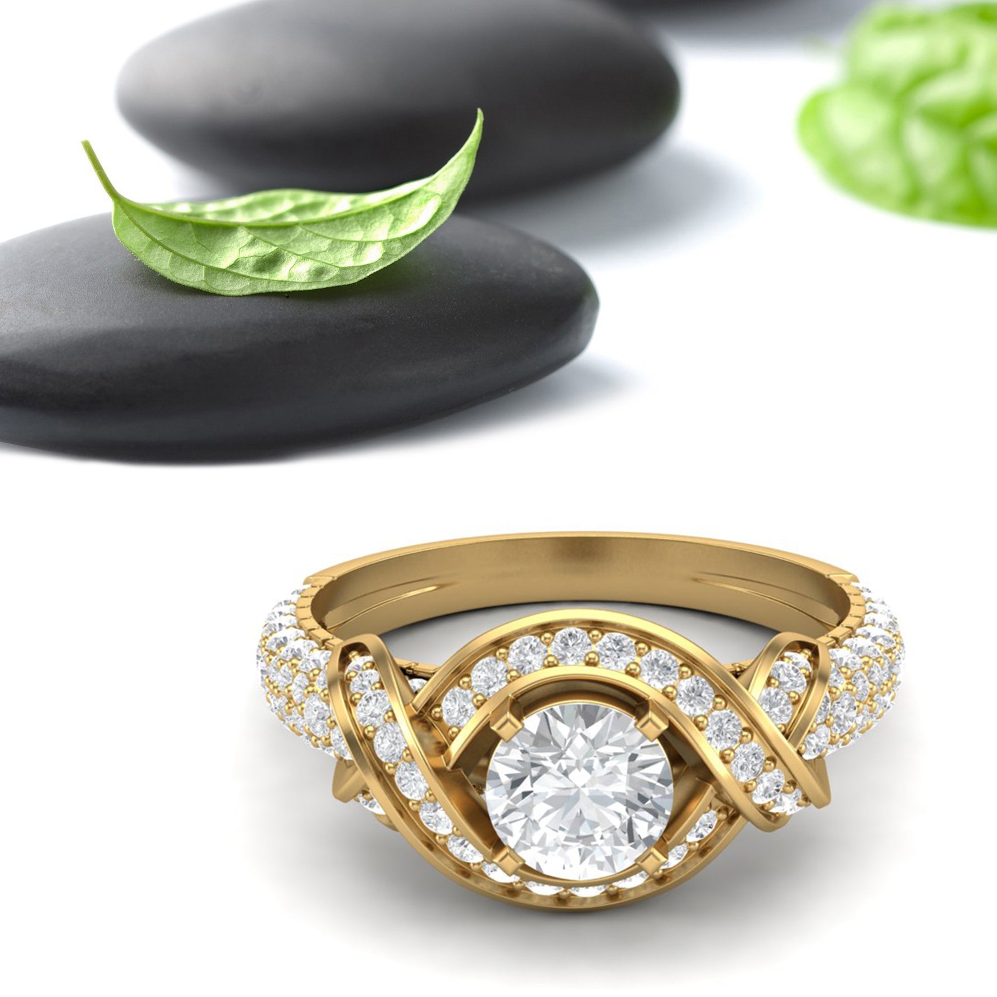 Moissanite Ring