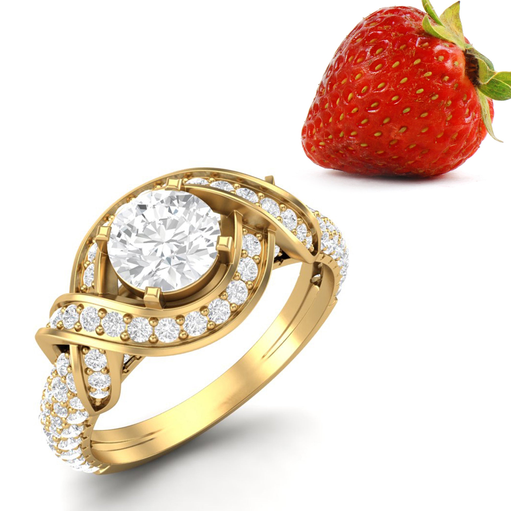 Moissanite Ring