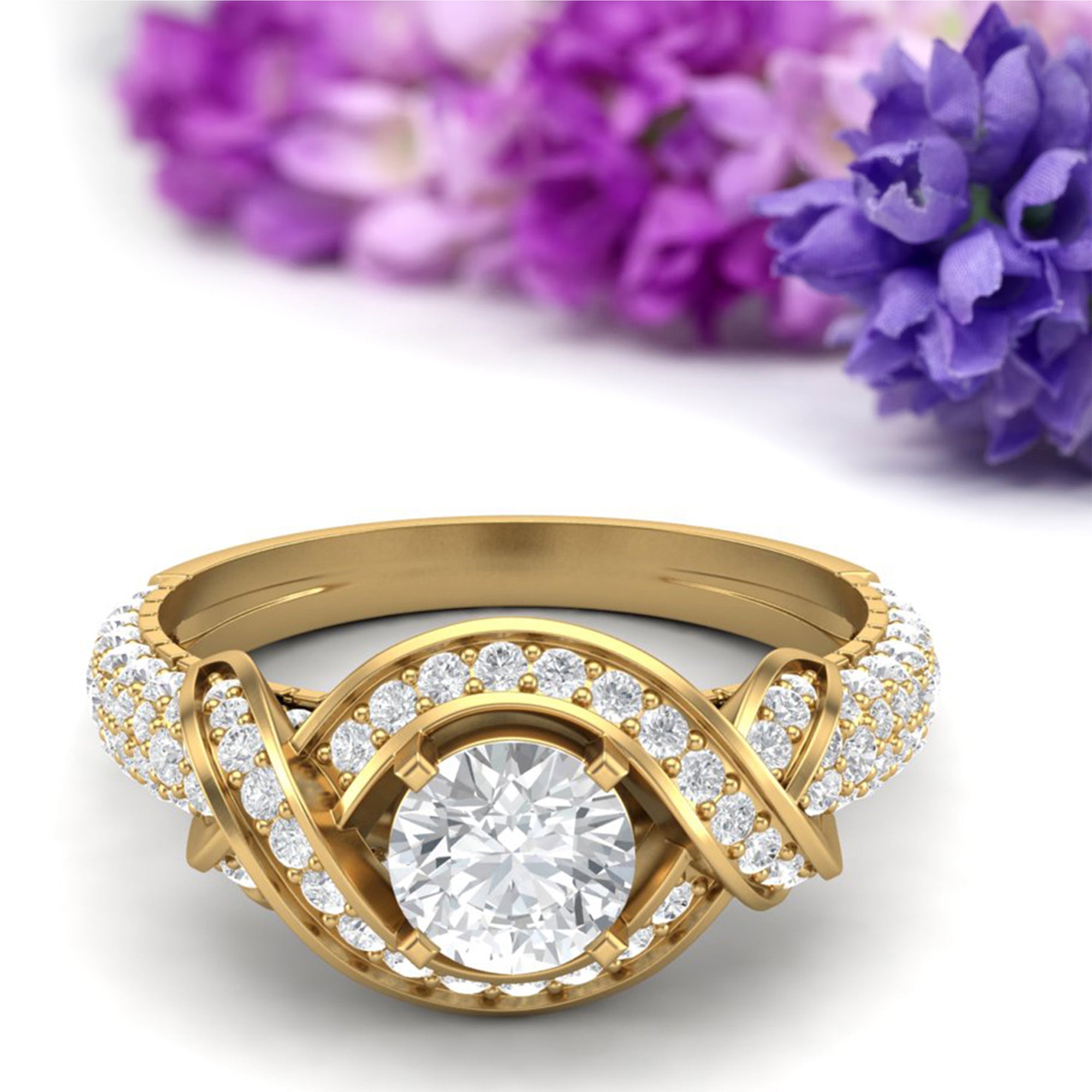 Moissanite Ring