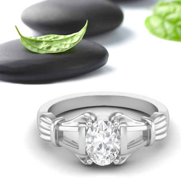 Moissanite Ring