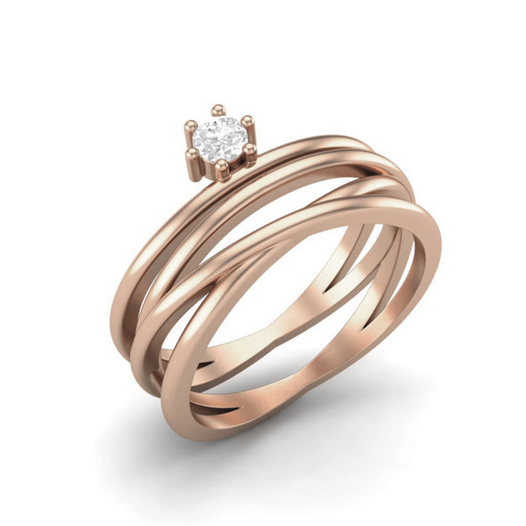 Moissanite Ring