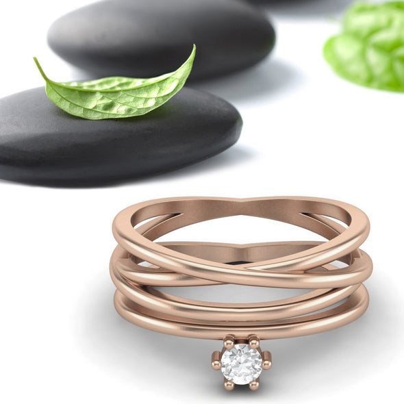 Moissanite Ring