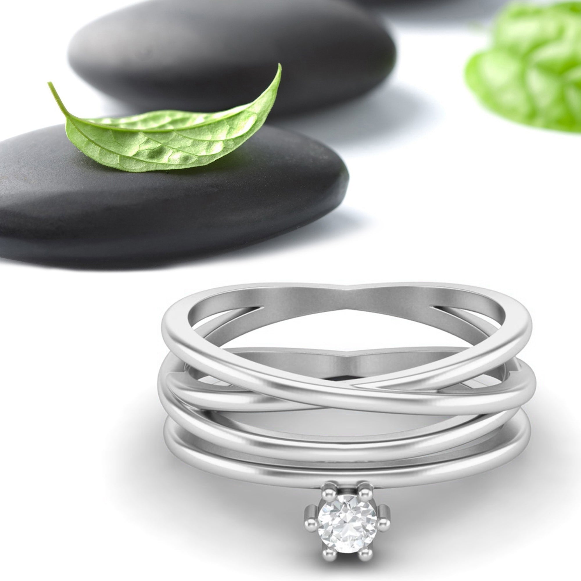 Moissanite Ring