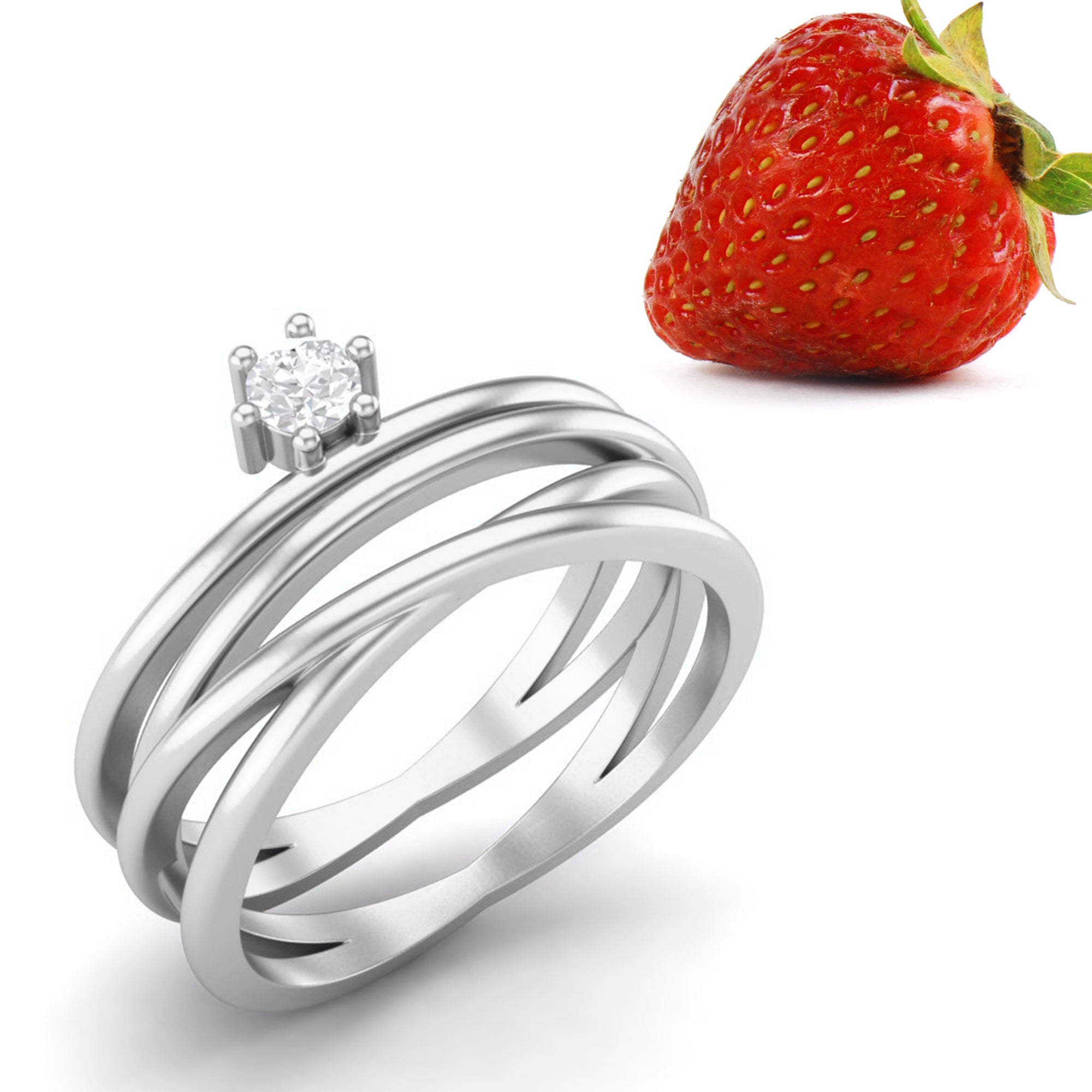 Moissanite Ring