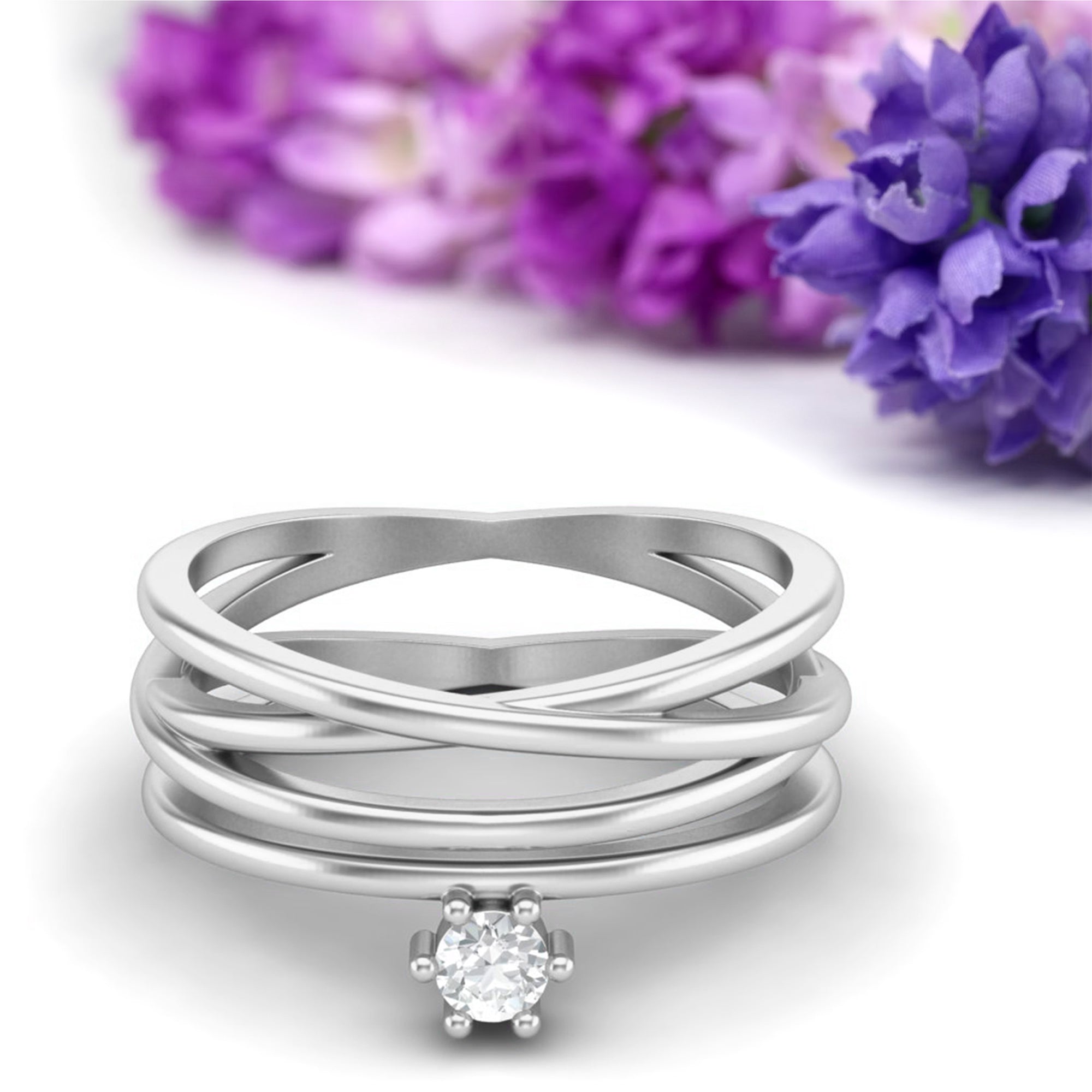 Moissanite Ring