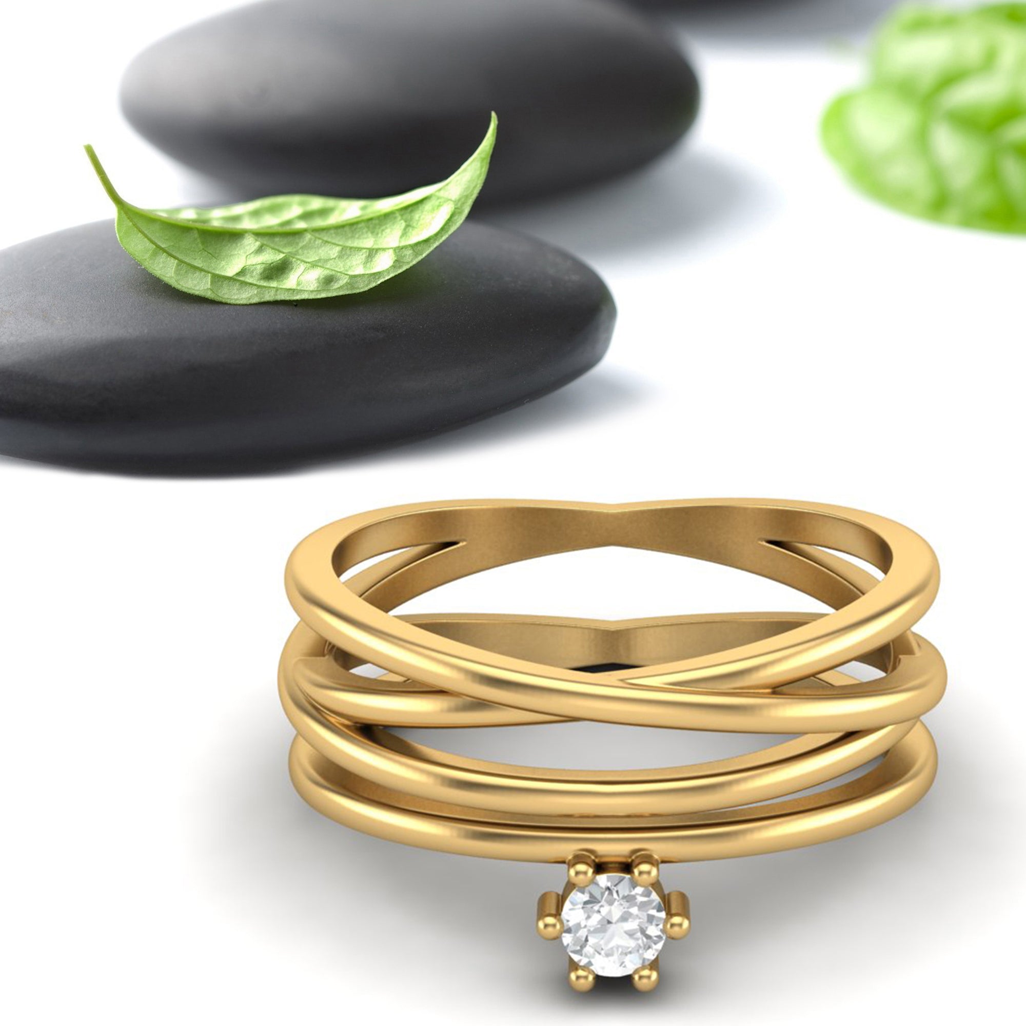 Moissanite Ring