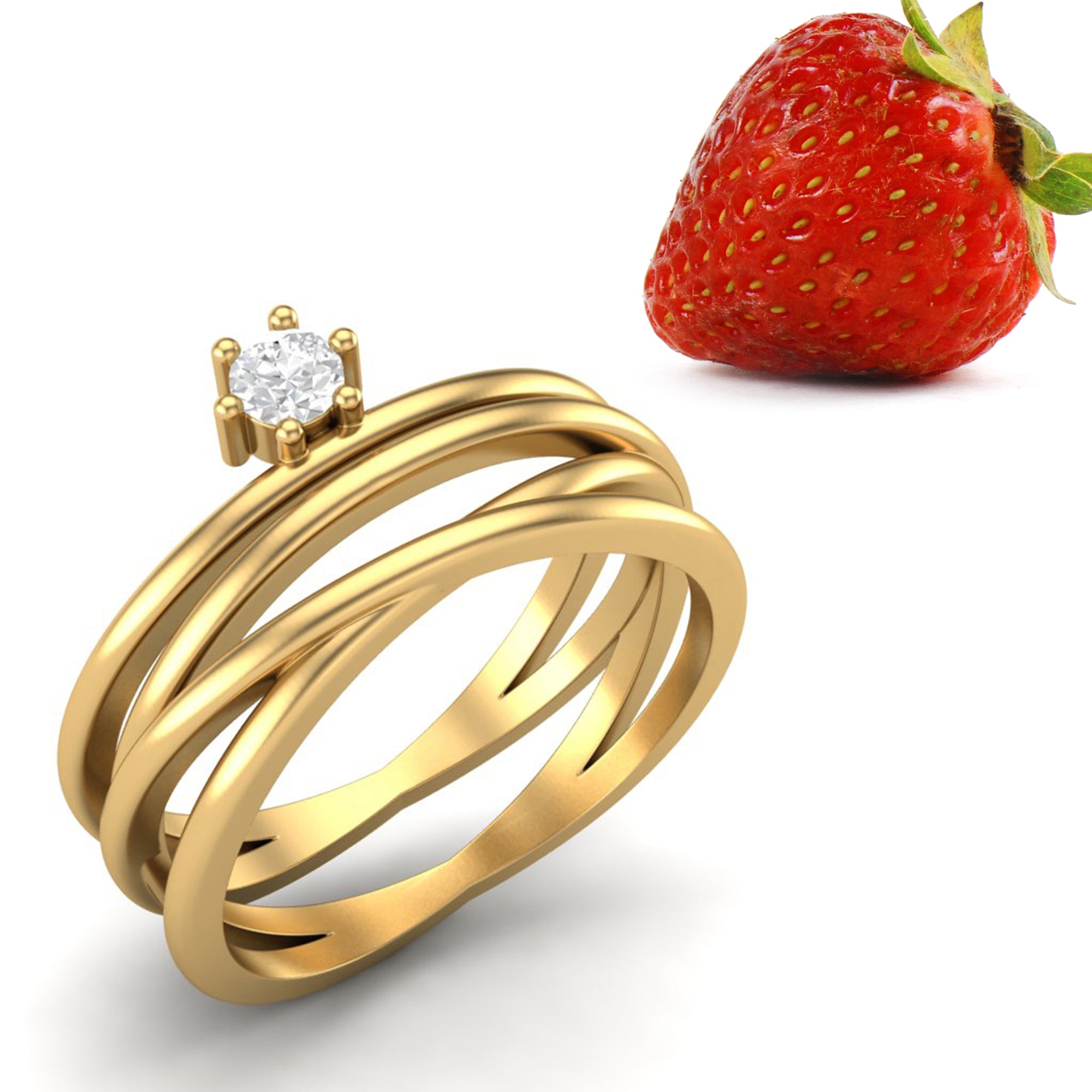 Moissanite Ring