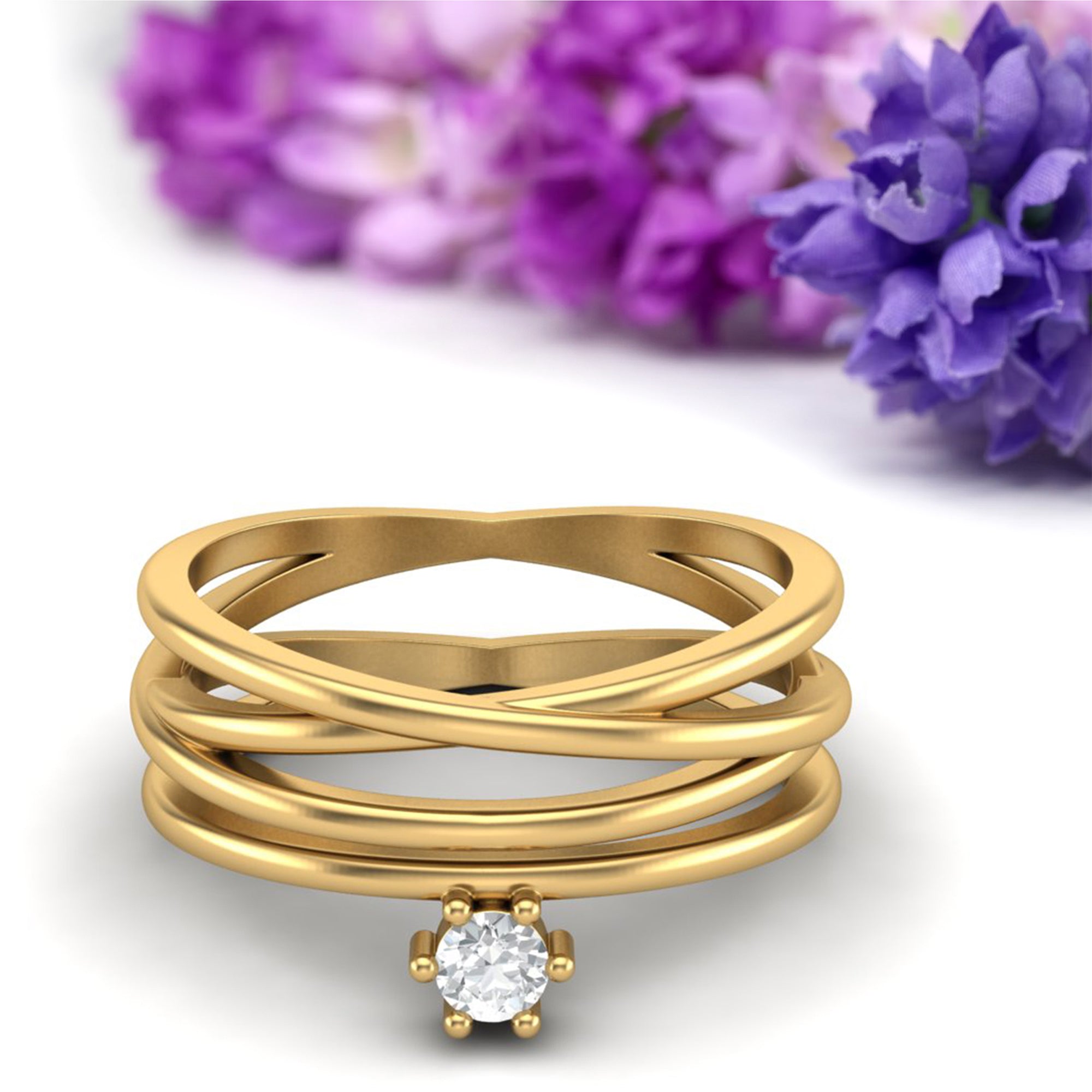 Moissanite Ring