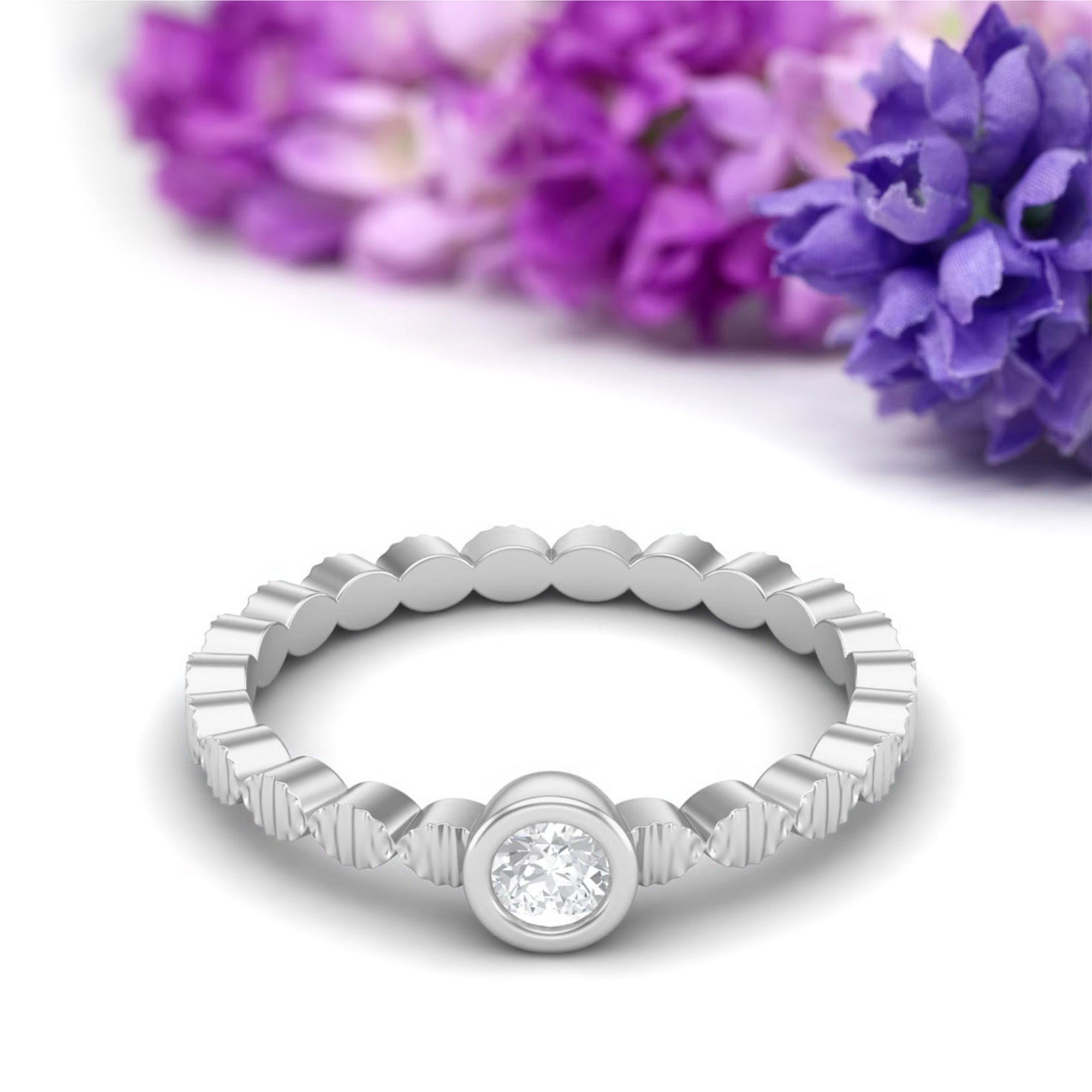 Moissanite Ring