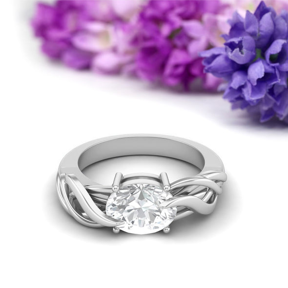 Moissanite Ring