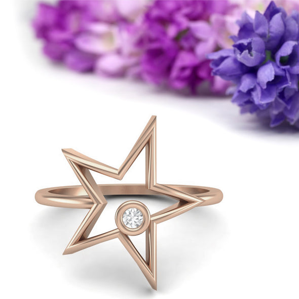 Moissanite Ring