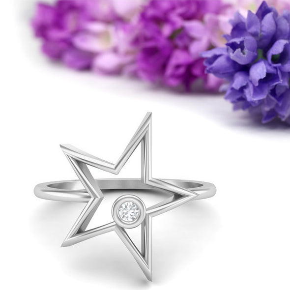 Moissanite Ring
