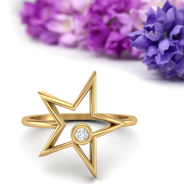 Moissanite Ring