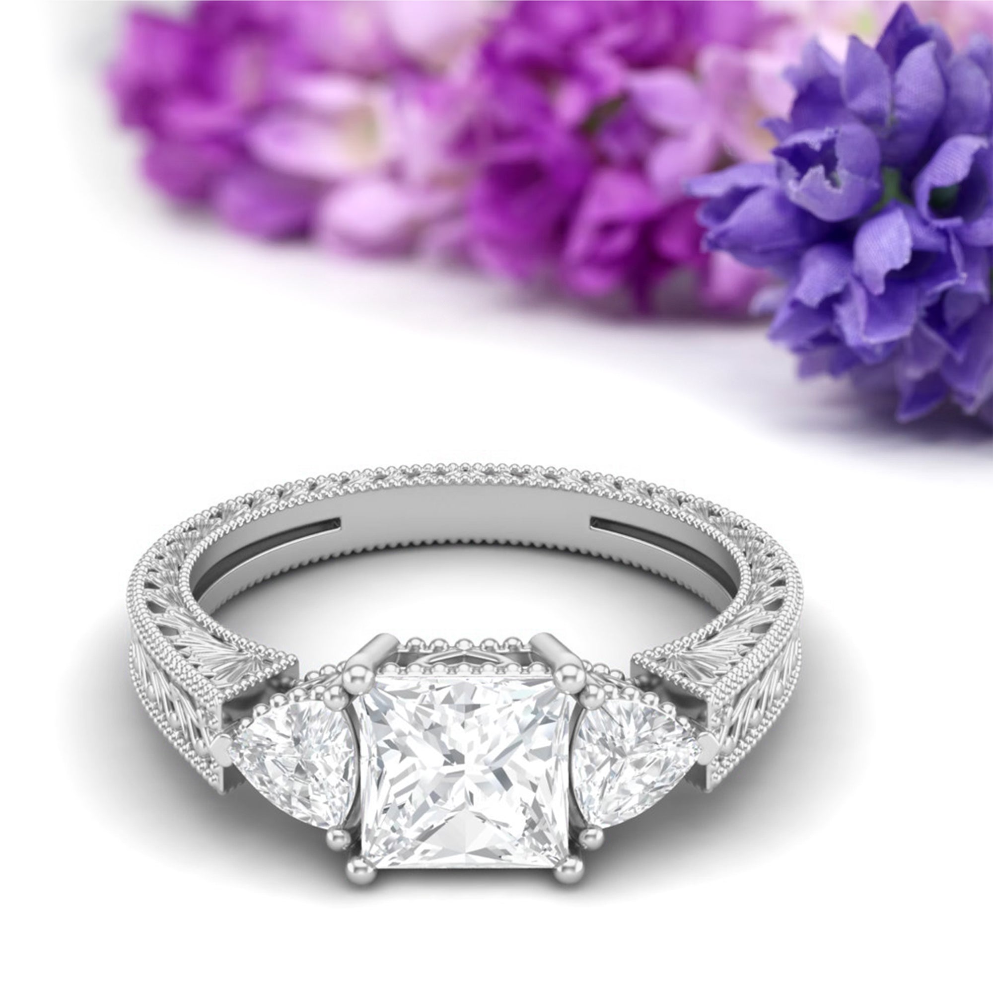 Moissanite Ring