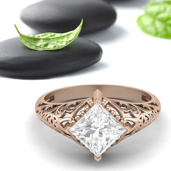 Moissanite Ring
