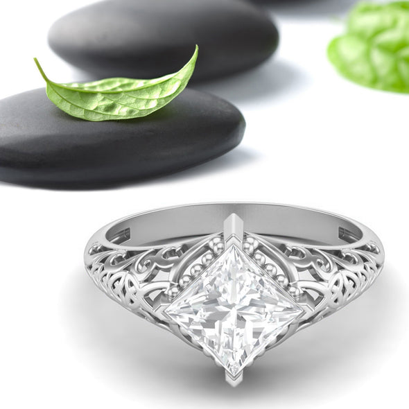 Moissanite Ring