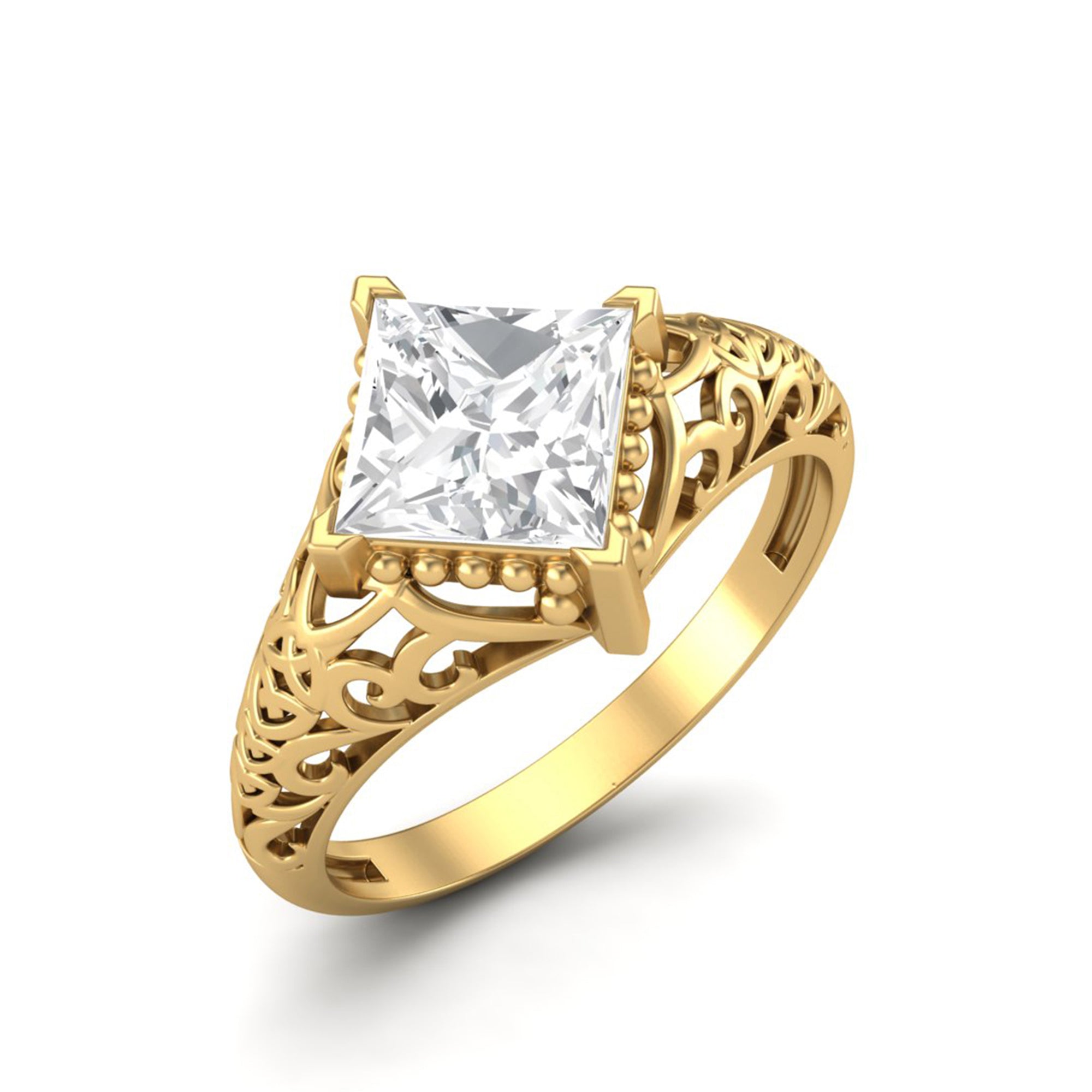 Moissanite Ring