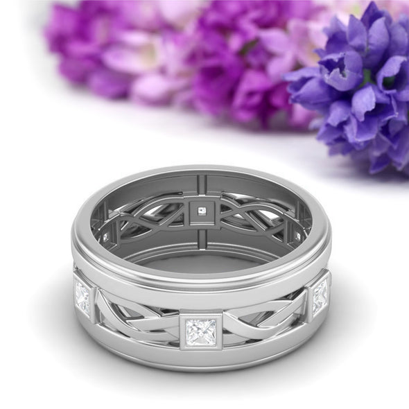 Moissanite Ring