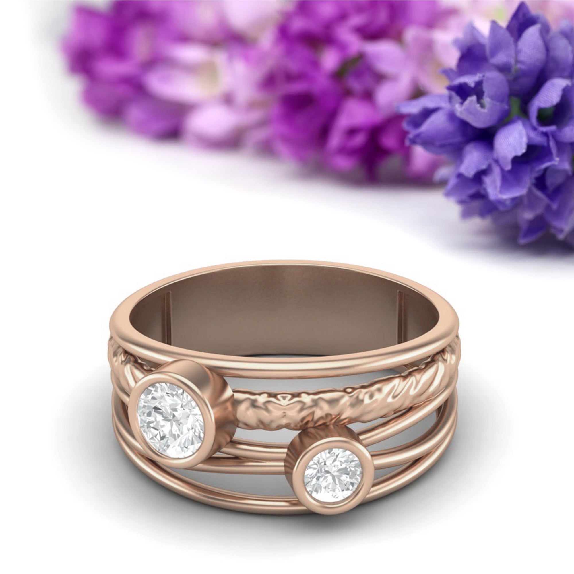 Moissanite Ring