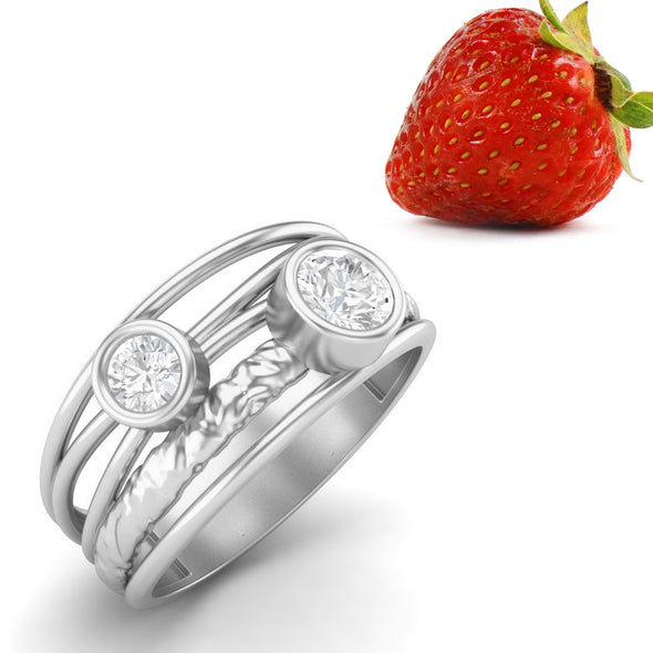 Moissanite Ring