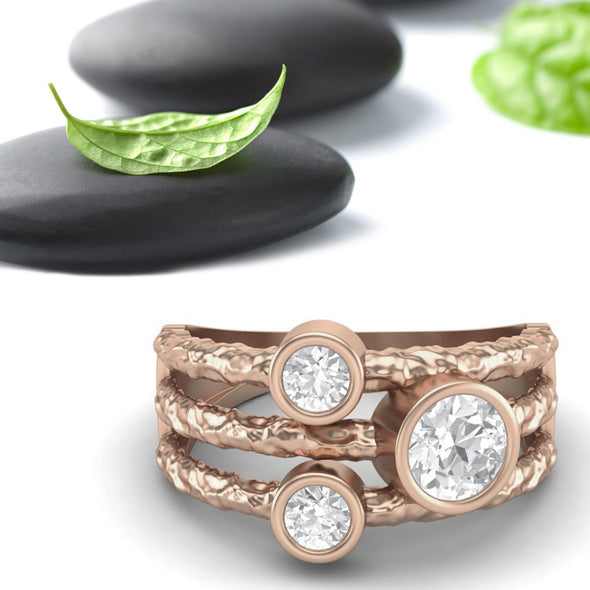 Moissanite Ring
