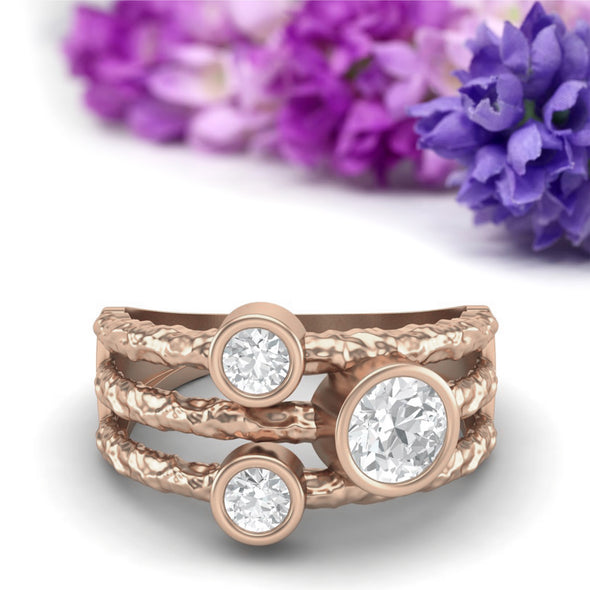 Moissanite Ring