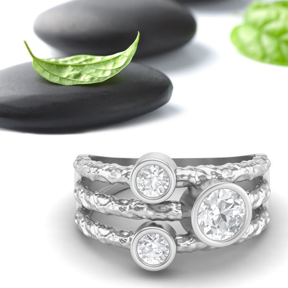 Moissanite Ring