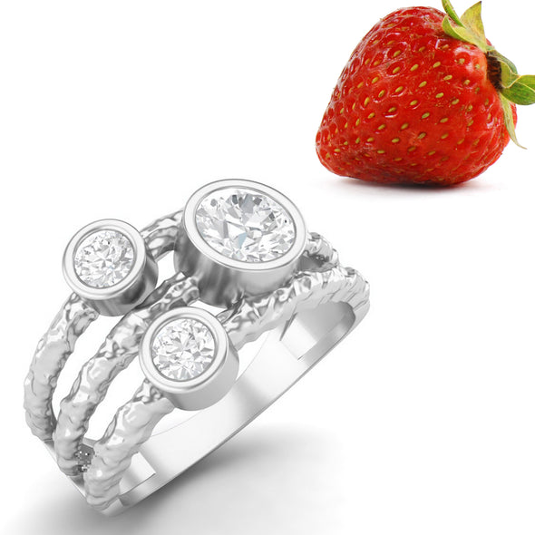 Moissanite Ring