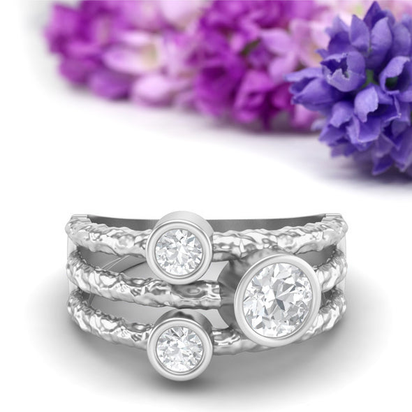 Moissanite Ring