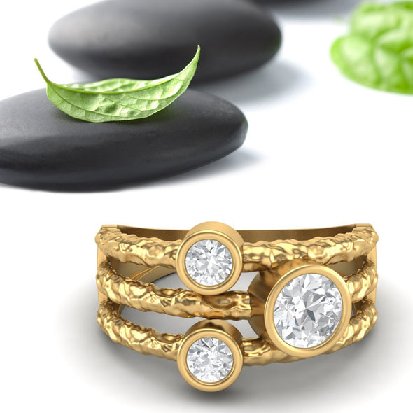 Moissanite Ring