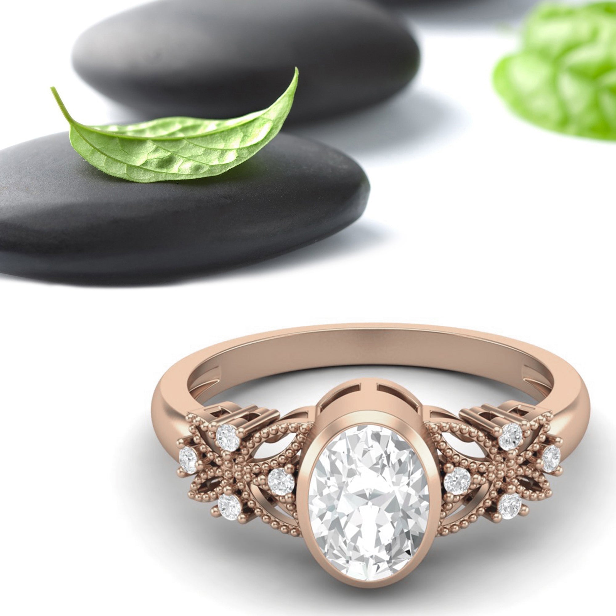 Moissanite Ring