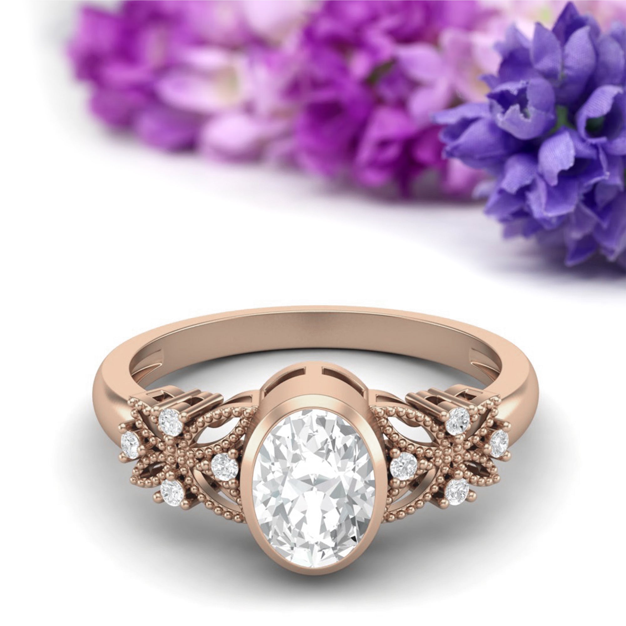 Moissanite Ring