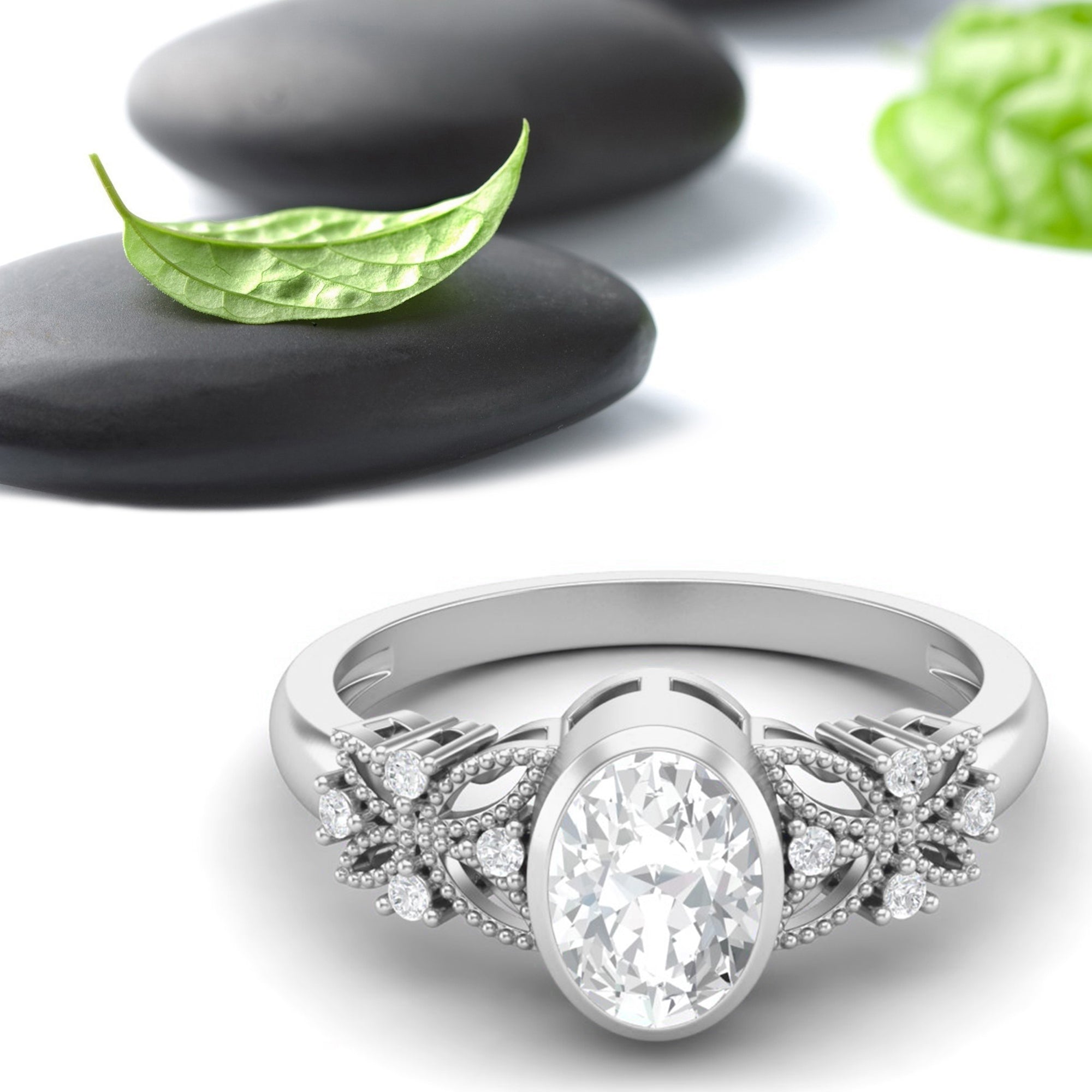 Moissanite Ring