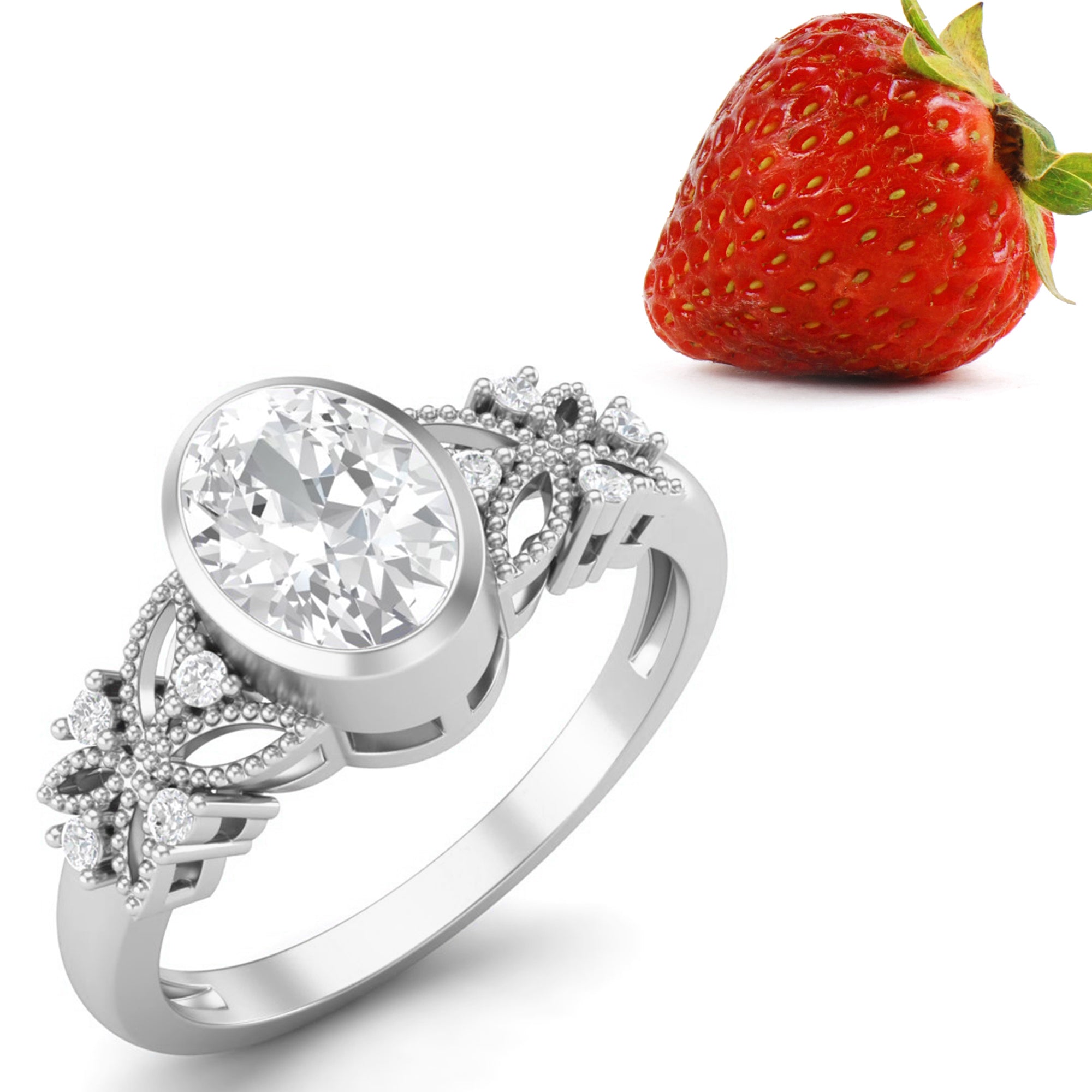 Moissanite Ring