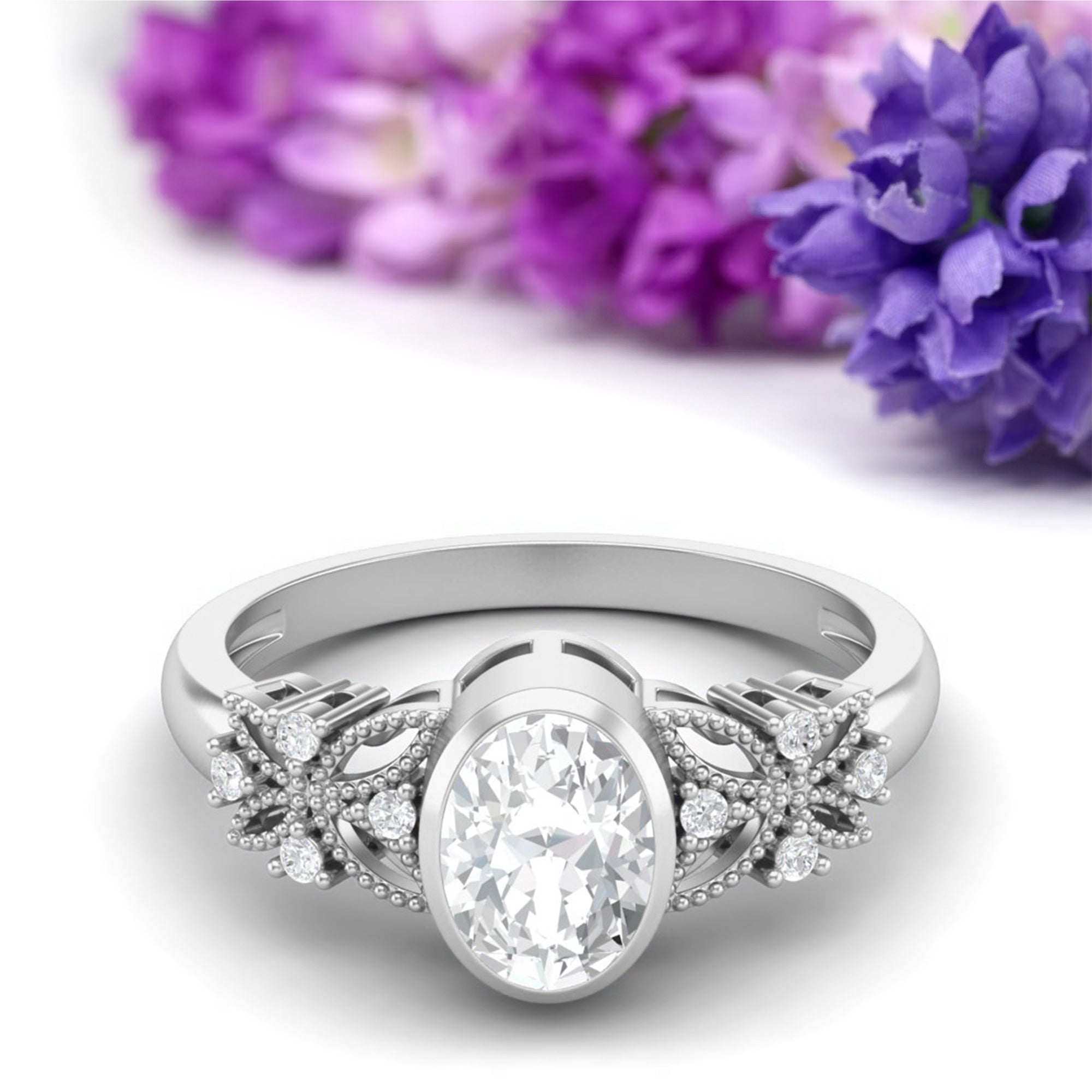 Moissanite Ring