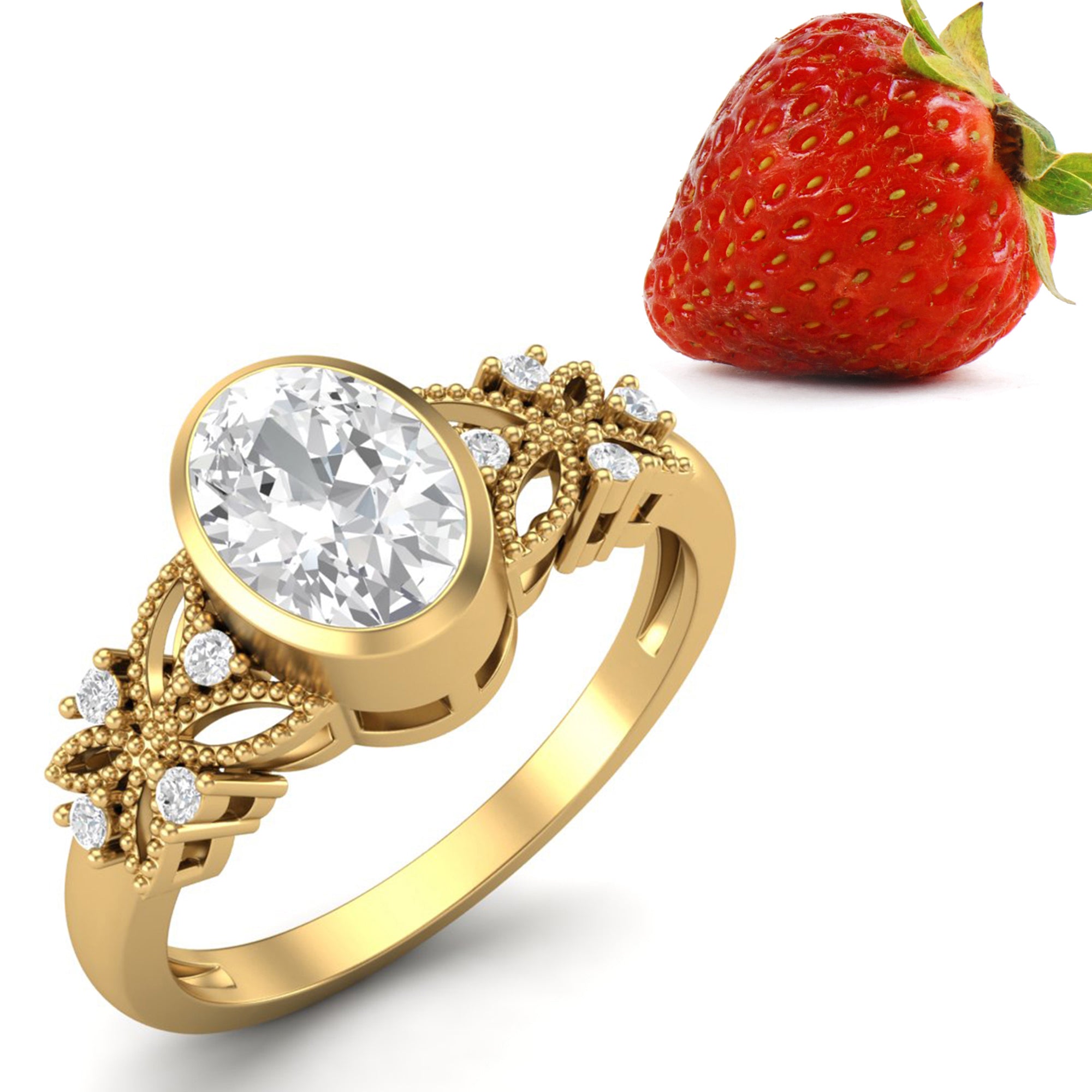 Moissanite Ring