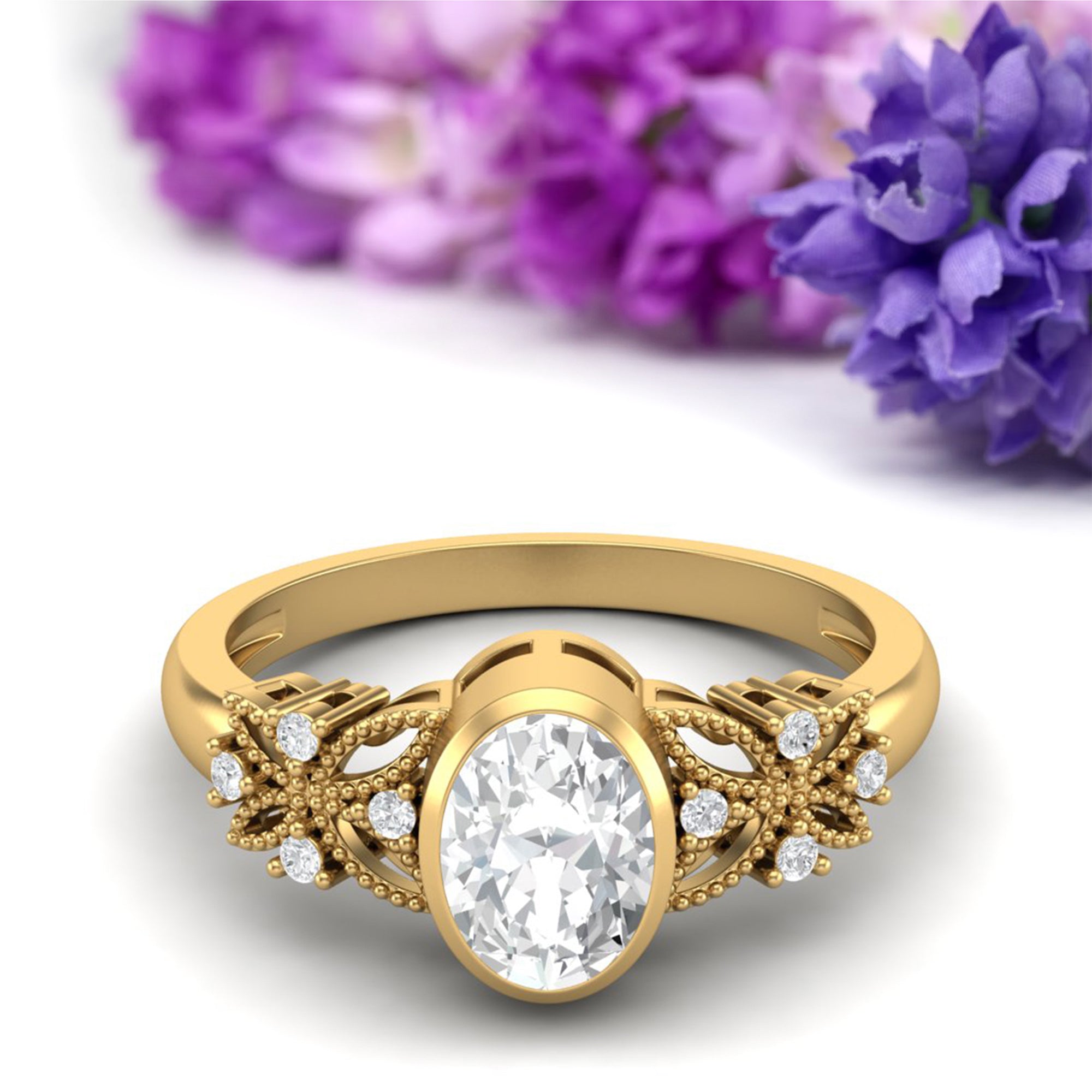 Moissanite Ring