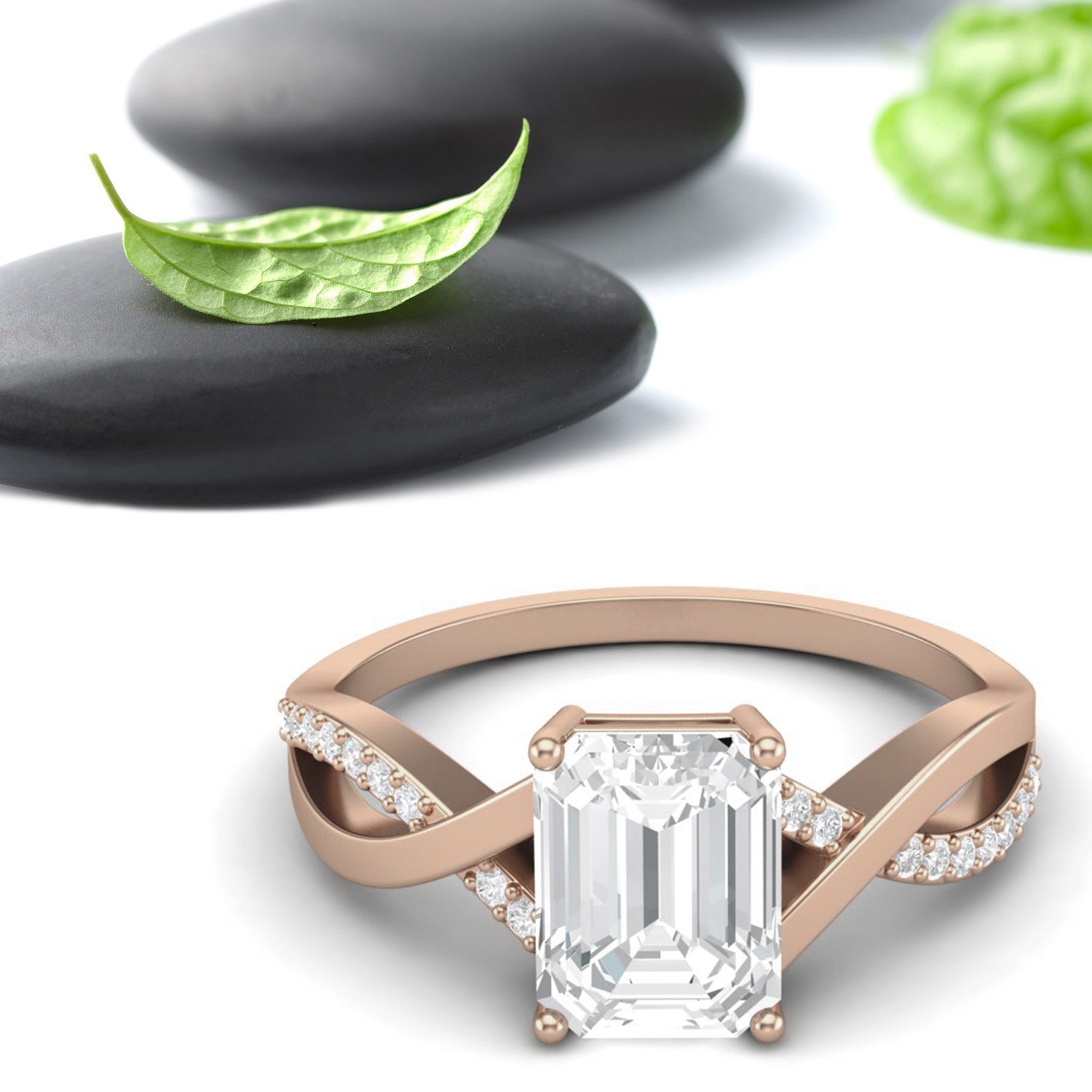 Moissanite Ring