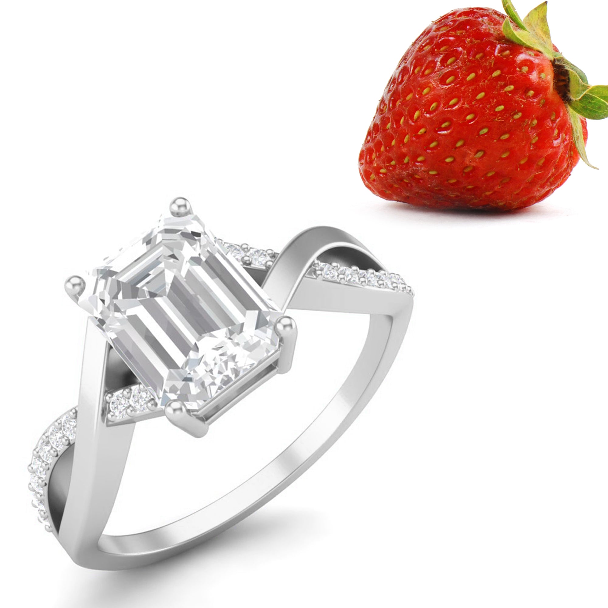 Moissanite Ring