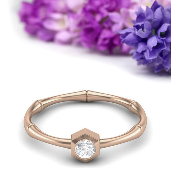 Moissanite Ring