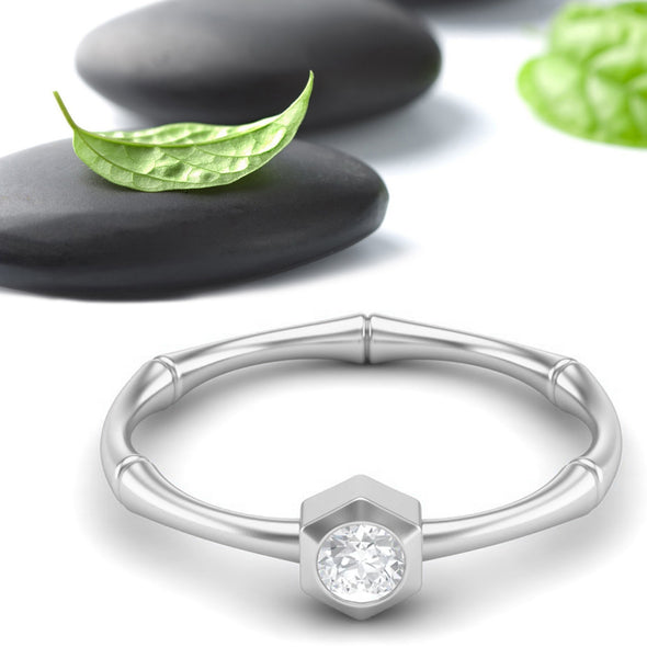 Moissanite Ring