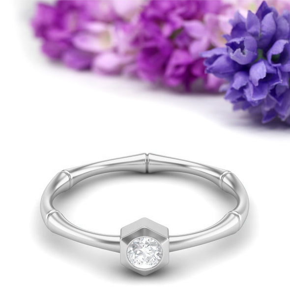 Moissanite Ring