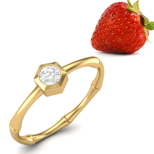 Moissanite Ring