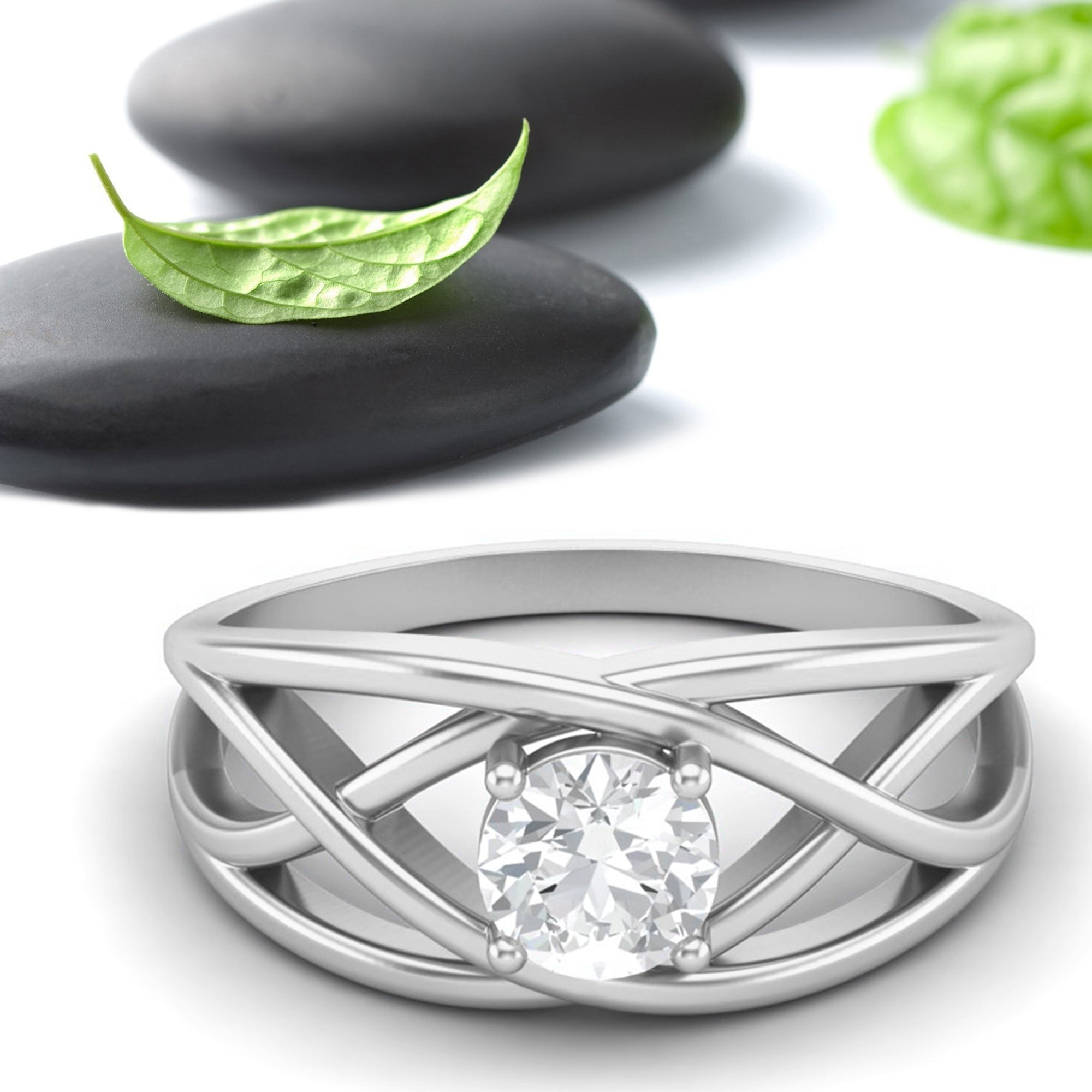 Moissanite Ring
